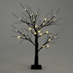 Black Glitter Mini Halloween Twig Tree LED Lights 60cm -XS Stock Shop XS5826 1600 1 27415.1537973140.1100.1100