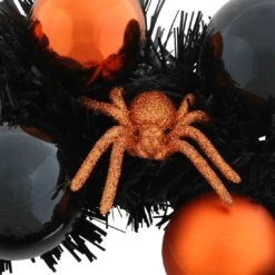 16" Halloween Wreath With Black & Orange Baubles Decoration 6 16" Halloween Wreath With Black & Orange Baubles Decoration -XS Stock Shop XS5957 1600 2 60640.1533737291.1100.1100