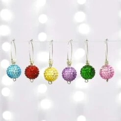 Set Of 6 Novelty Glass Charms Party Wine Cocktails Gin Gift -XS Stock Shop XS5979 1600 2 opt 96114.1586167515.1100.1100