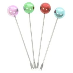 Set Of 4 Stainless Steel Picks Party Food Cocktail Olives -XS Stock Shop XS5985 1600 2 opt 53345.1586165989.1100.1100