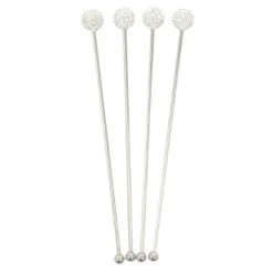 Set Of 4 Swizzle Sticks Cocktail Stirrers Stainless Steel -XS Stock Shop XS5989 1600 2 opt 59900.1586163612.1100.1100