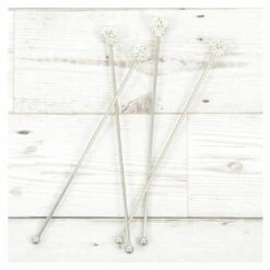 Set Of 4 Swizzle Sticks Cocktail Stirrers Stainless Steel -XS Stock Shop XS5989 1600 3 opt 62344.1594895861.1100.1100