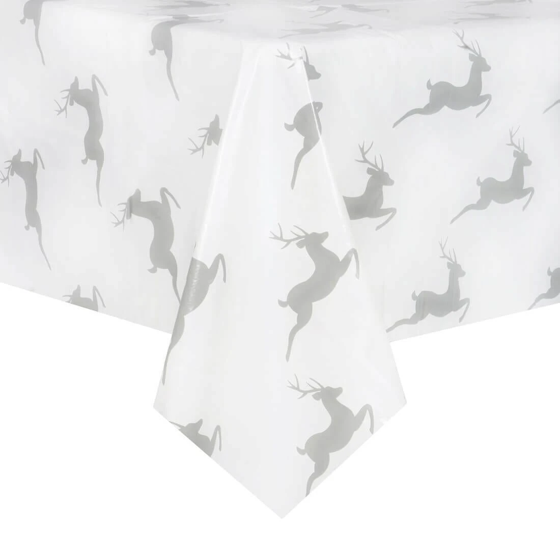 Christmas Tablecloth PVC Wipe Clean Xmas Table Cover 1 Christmas Tablecloth PVC Wipe Clean Xmas Table Cover