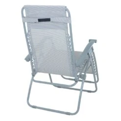 Garden Recliner Chair Silver Grey Marl Zero Gravity Relaxer Texteline -XS Stock Shop XS6041 1600 5 opt 67028.1585041283.1100.1100