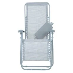 Garden Recliner Chair Silver Grey Marl Zero Gravity Relaxer Texteline -XS Stock Shop XS6041 1600 8 opt 08501.1585041297.1100.1100