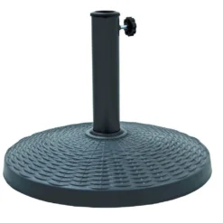 Azuma Weighted Parasol Base Stand Support Rattan Style Resin
