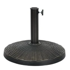 Azuma Weighted Parasol Base Stand Support Rattan Style Resin -XS Stock Shop XS6069 1600 1 opt 01559.1584697685.1100.1100