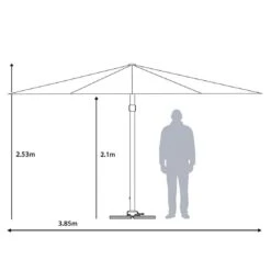 3 X 4m Roma Rectangle Parasol Large Cantilever Garden Shade -XS Stock Shop XS6074 1600 9 opt 24033.1584698748.1100.1100