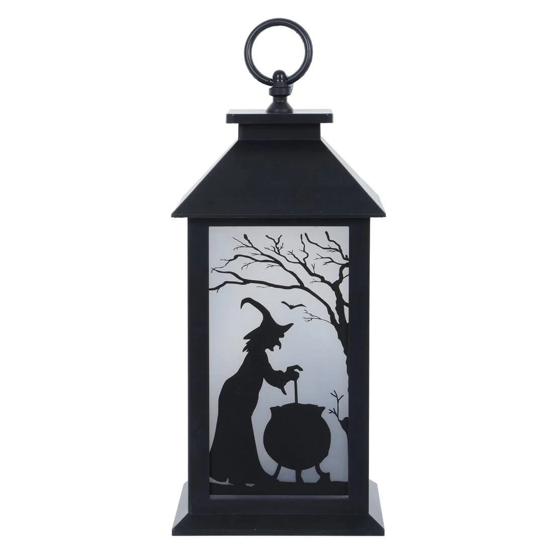 Cackle & Co Black Halloween Design Lantern With Lights 4 Cackle & Co Black Halloween Design Lantern With Lights - Image 4