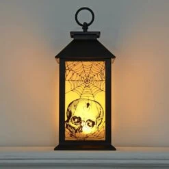 Cackle & Co Black Halloween Design Lantern With Lights 17 Cackle & Co Black Halloween Design Lantern With Lights -XS Stock Shop XS6362 1600 4 00280.1564660738.1100.1100