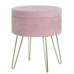 Hodge & Hodge Aria Plush Velvet Storage Stool With Gold Legs -XS Stock Shop XS6405 1600 1 opt 20152.1603899205.1100.1100