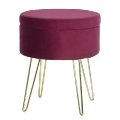 Hodge & Hodge Aria Plush Velvet Storage Stool With Gold Legs -XS Stock Shop XS6407 1600 1 opt 33091.1597143611.1100.1100