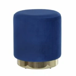 Hodge & Hodge Sophia Stylish Velvet Stool With Gold Base 17 Hodge & Hodge Sophia Stylish Velvet Stool With Gold Base -XS Stock Shop XS6410 1600 1 opt 46578.1597142177.1100.1100