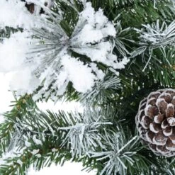 6ft Artificial Snow Flocked Xmas Garland With Pine Cones -XS Stock Shop XS6418 1600 2 95077.1569485164.1100.1100 85fb59f6 78cb 4b63 881e 94845b6a13d0