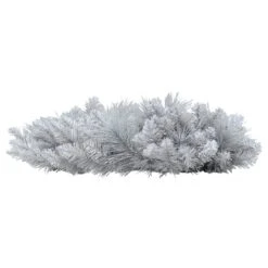 50cm Sparkling Silver Glitter Wreath Christmas Decoration -XS Stock Shop XS6432 1600 3 24747.1569486461.1100.1100