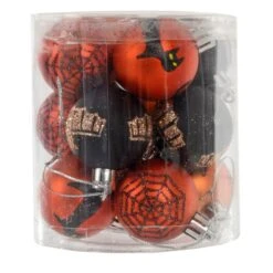 12pk Mini Halloween Decorative Baubles 4cm -XS Stock Shop XS6473 2 opt