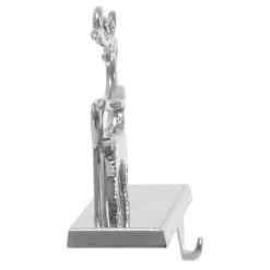 Silver Christmas Stocking Hanger Mantel Shelf Decoration -XS Stock Shop XS6484 1600 2 20458.1567522932.1100.1100