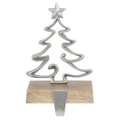 Christmas Stocking Hanger Metal Shape With Faux Wood Base -XS Stock Shop XS6485 1600 1 41148.1567522743.1100.1100