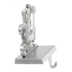 Silver Christmas Stocking Hanger Mantel Shelf Decoration -XS Stock Shop XS6489 1600 2 15962.1567522968.1100.1100