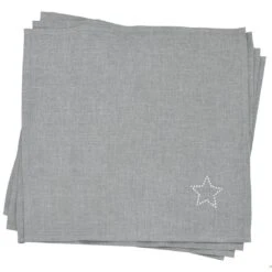 Christmas Reindeer Tablecloths Napkins Diamante Grey Red -XS Stock Shop XS6575 1600 1 00992.1570025911.1100.1100