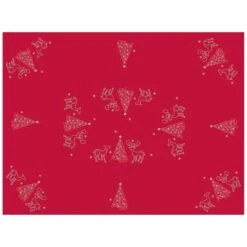 Christmas Reindeer Tablecloths Napkins Diamante Grey Red -XS Stock Shop XS6576 top 1600 92792.1571051123.1100.1100