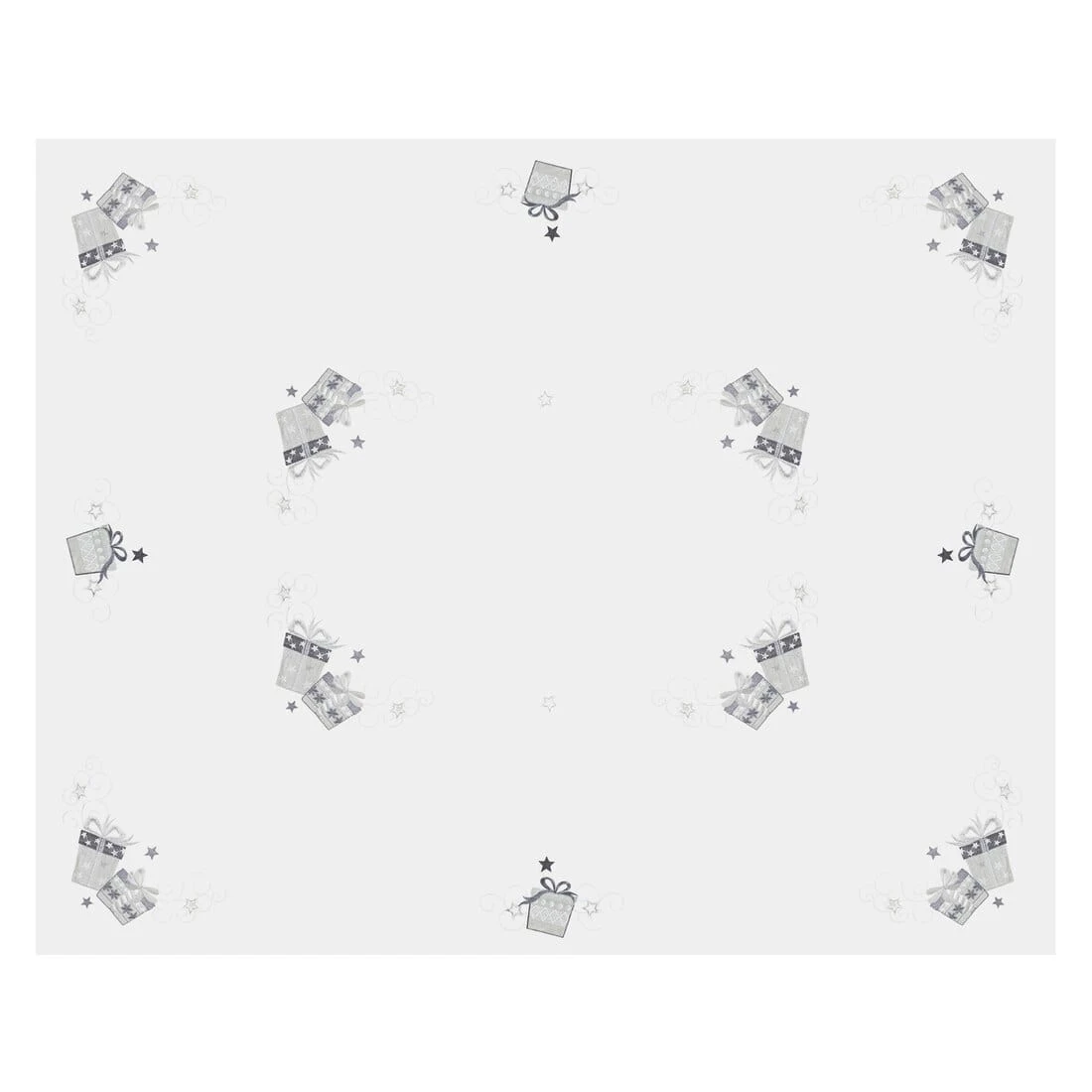 Christmas Presents Tablecloths Napkins White Fabric Embroidery 3 Christmas Presents Tablecloths Napkins White Fabric Embroidery - Image 3