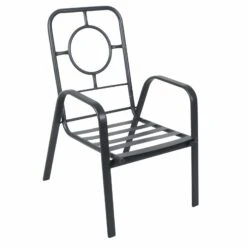 Cadiz 6 Piece Outdoor Dining Set Grey Metal Garden Furniture -XS Stock Shop XS6615 1600 6