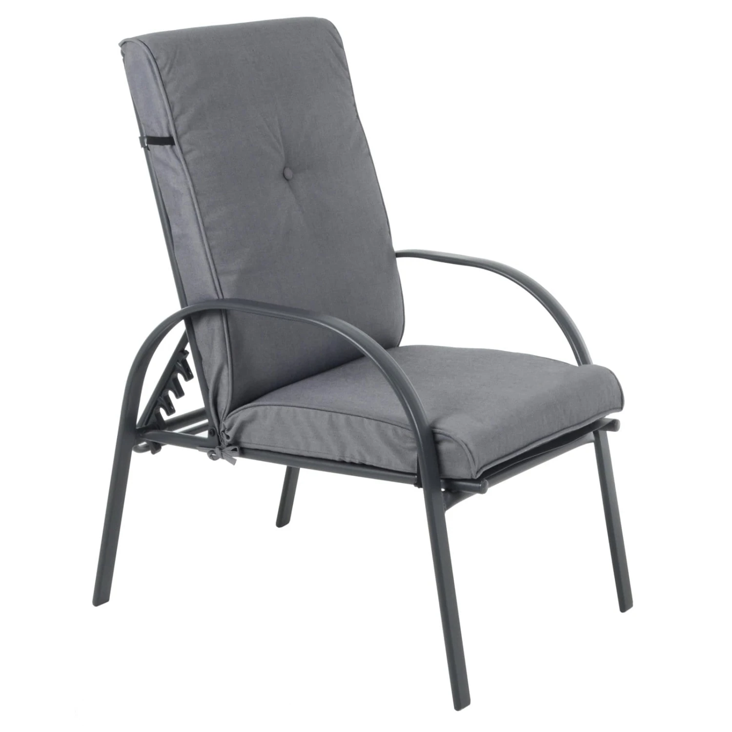 Cadiz 11 Piece Garden Furniture Set Parasol Grey Metal Frame 3 Cadiz 11 Piece Garden Furniture Set Parasol Grey Metal Frame - Image 3