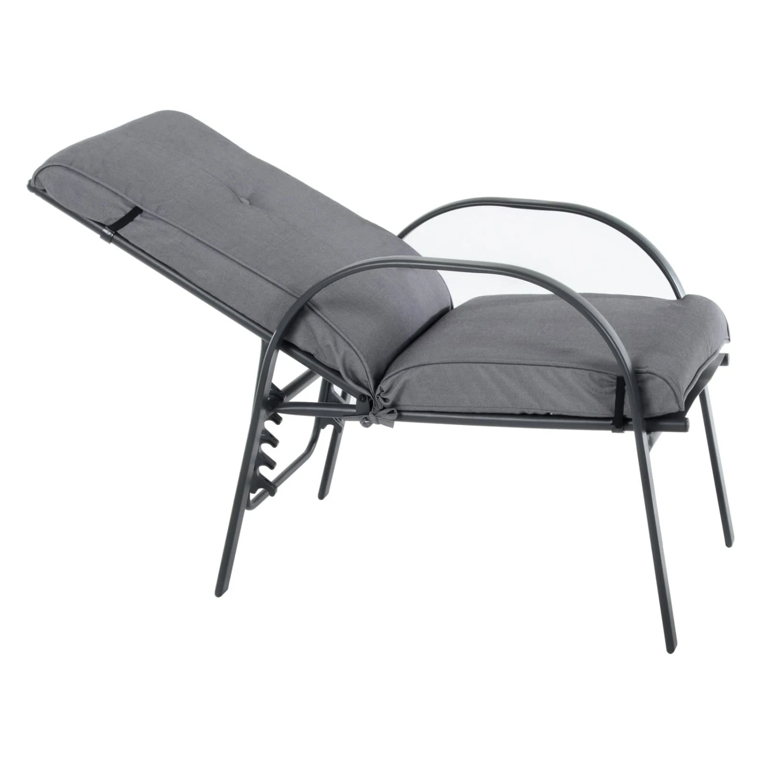 Cadiz 11 Piece Garden Furniture Set Parasol Grey Metal Frame 8 Cadiz 11 Piece Garden Furniture Set Parasol Grey Metal Frame - Image 8