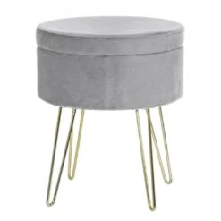 Hodge & Hodge Aria Plush Velvet Storage Stool With Gold Legs -XS Stock Shop XS6629 1600 1 opt 76717.1597142840.1100.1100