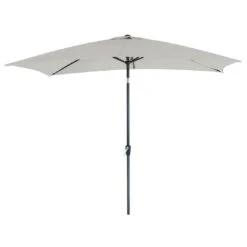 3m X 2m Rectangle Parasol Crank Tilt Garden Patio Umbrella