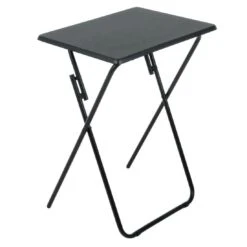 Folding Side Table TV Dinner Portable Bedside Coffee Grey Black -XS Stock Shop XS6945 1600 1 opt 92601.1604574959.1100.1100