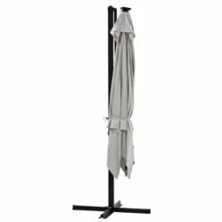 Azuma 3m Square Parasol Solar LED Lights Offset Garden Canopy -XS Stock Shop XS6954 1600 10