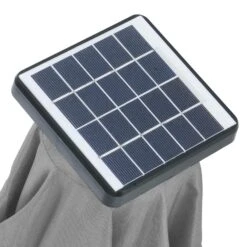 Azuma 3m Square Parasol Solar LED Lights Offset Garden Canopy -XS Stock Shop XS6954 1600 11