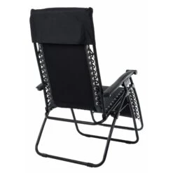 Padded Garden Recliner Relaxer 2 Tone Grey Zero Gravity Chair Garden Seat -XS Stock Shop XS6960 1600 4