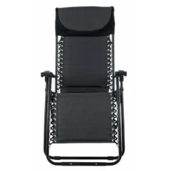 Padded Garden Recliner Relaxer 2 Tone Grey Zero Gravity Chair Garden Seat -XS Stock Shop XS6960 1600 5