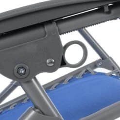 Garden Recliner Chair French Blue Zero Gravity Relaxer Textilene -XS Stock Shop XS6961 1600 8