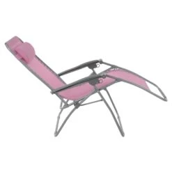 Garden Recliner Chair Wild Rose Pink Zero Gravity Relaxer Texteline 11 Garden Recliner Chair Wild Rose Pink Zero Gravity Relaxer Texteline -XS Stock Shop XS6964 1600 3