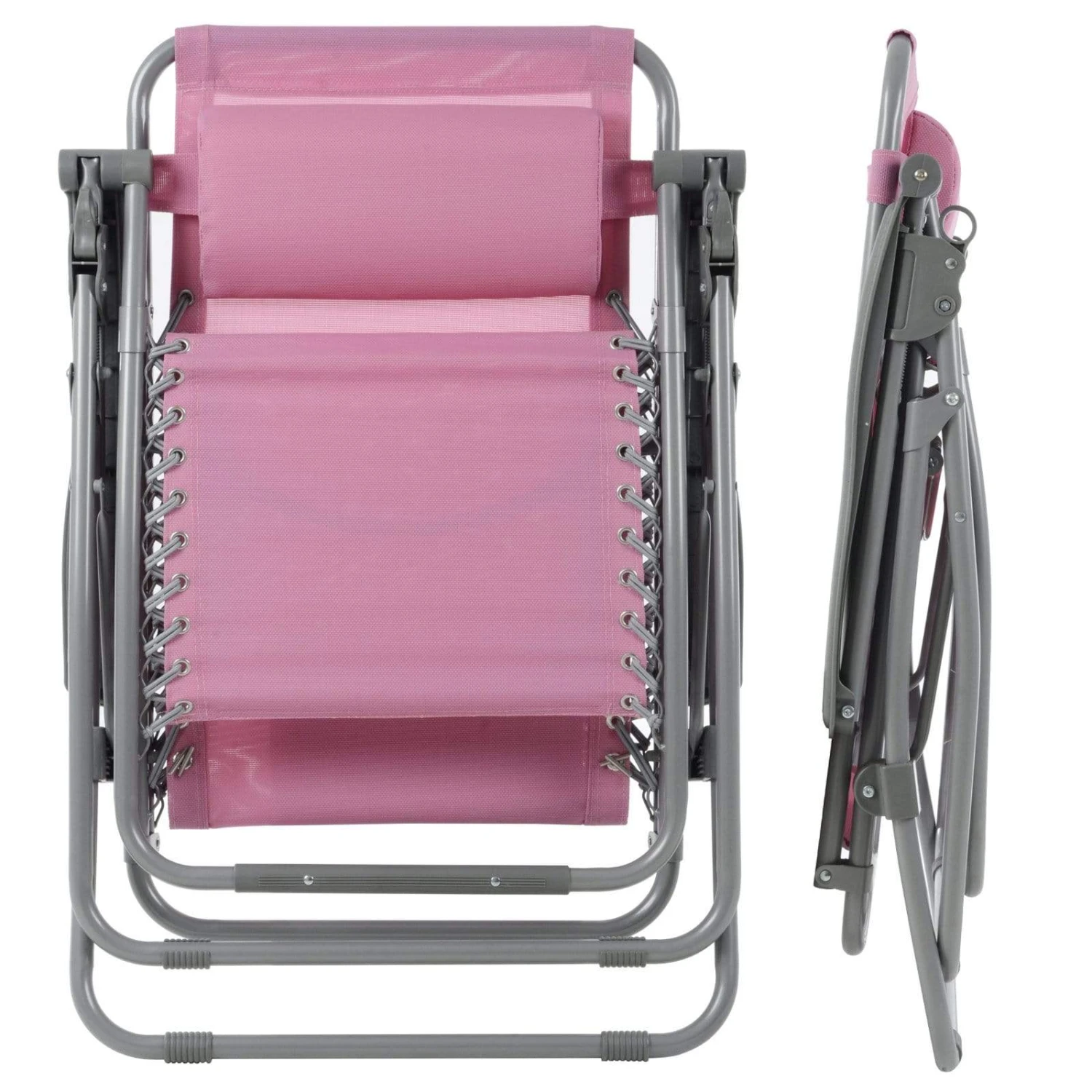 Garden Recliner Chair Wild Rose Pink Zero Gravity Relaxer Texteline 9 Garden Recliner Chair Wild Rose Pink Zero Gravity Relaxer Texteline - Image 9