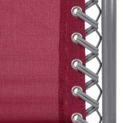 Garden Recliner Chair Persian Red Zero Gravity Relaxer Texteline -XS Stock Shop XS6965 1600 6