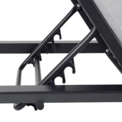 Azuma Grey Sun Lounger Set Garden Recliners Table Aluminium -XS Stock Shop XS7017 1600 5 opt