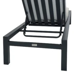 Azuma Grey Sun Lounger Set Garden Recliners Table Aluminium -XS Stock Shop XS7017 1600 6 opt