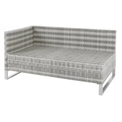 Treviso Garden Sofa Set Grey Rattan Coffee Table Ottoman -XS Stock Shop XS7056 1600 10