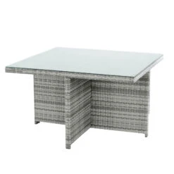 Azuma Grey Rattan Garden Cube Set Table Chairs Stools Monza 13 Azuma Grey Rattan Garden Cube Set Table Chairs Stools Monza -XS Stock Shop XS7058 1600 3