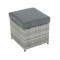 Azuma Grey Rattan Garden Cube Set Table Chairs Stools Monza 15 Azuma Grey Rattan Garden Cube Set Table Chairs Stools Monza -XS Stock Shop XS7058 1600 4