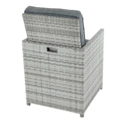 Azuma Grey Rattan Garden Cube Set Table Chairs Stools Monza 17 Azuma Grey Rattan Garden Cube Set Table Chairs Stools Monza -XS Stock Shop XS7058 1600 8
