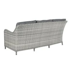 Barletta Garden Dining Set 3 Seater Sofa Grey Rattan Armchairs -XS Stock Shop XS7064 1600 15