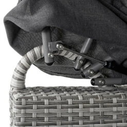 Azuma Arezzo Garden Sofa Set Canopy Grey Rattan Stools Table 13 Azuma Arezzo Garden Sofa Set Canopy Grey Rattan Stools Table -XS Stock Shop XS7073 1600 6