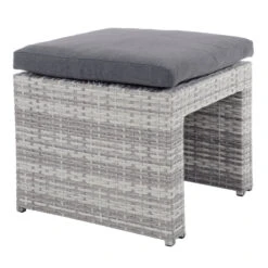 Azuma Varenna Garden Sofa Set Grey Rattan Coffee Table Stools -XS Stock Shop XS7074 1600 6