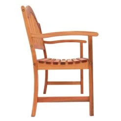 Azuma Wooden Bench 2 Seat Garden Hardwood Furniture -XS Stock Shop XS7094 1600 2